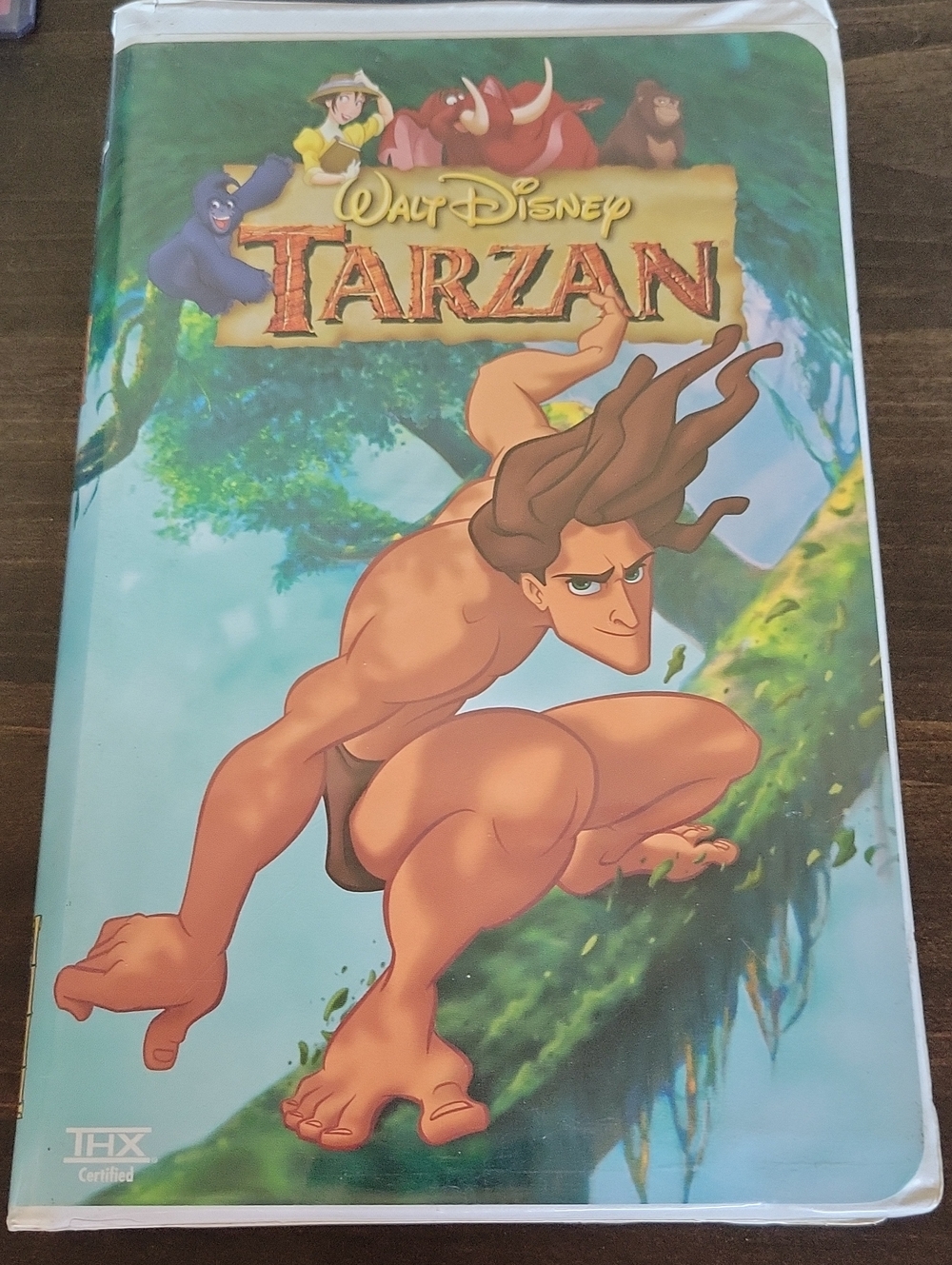 Disney Tarzan VHS Movie - Blue, Green, Brown
